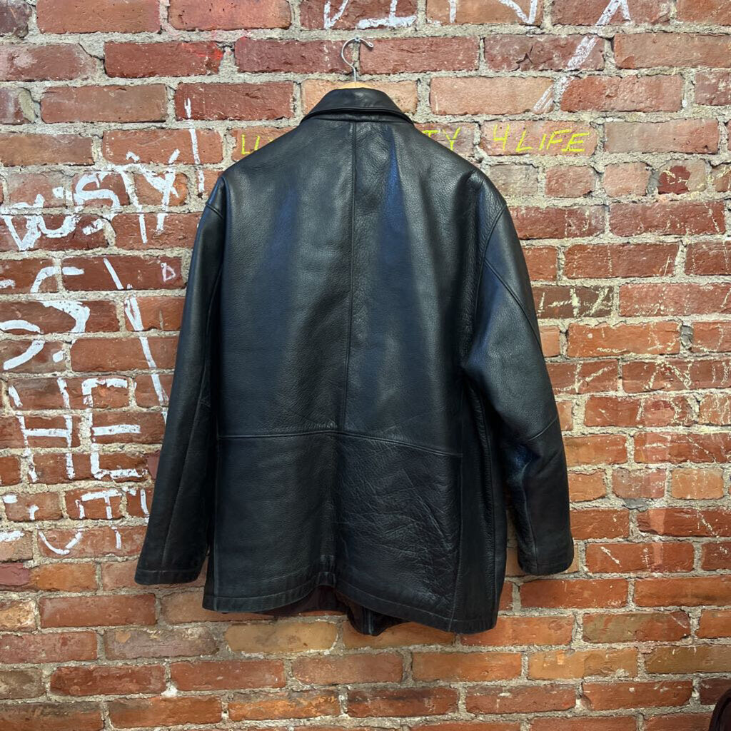 Couture Leather Jacket Black Size L