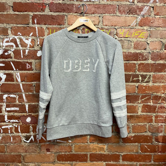 Obey Crewneck Grey Size S