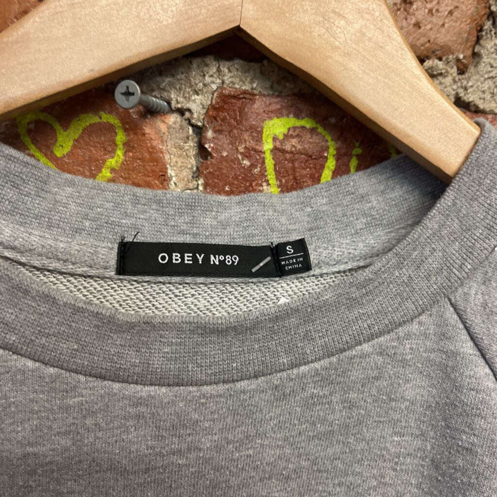 Obey Crewneck Grey Size S