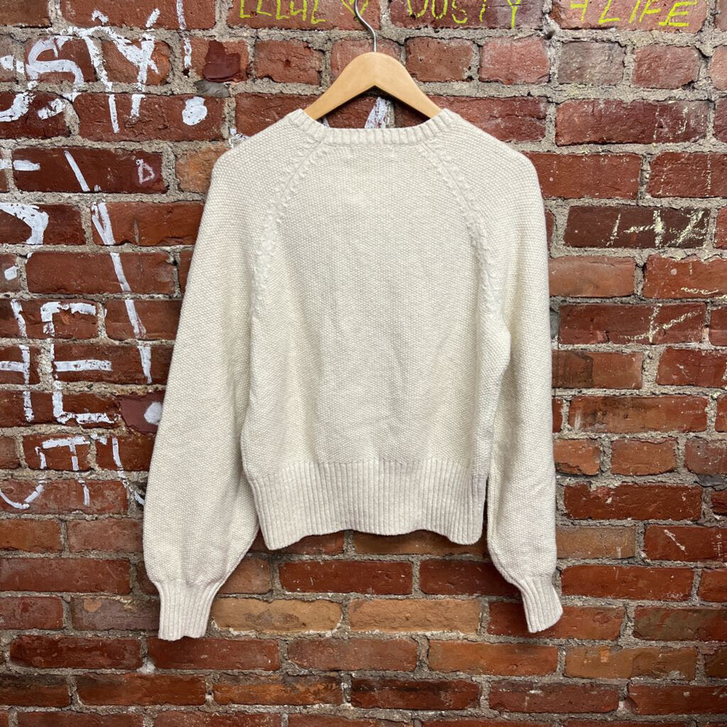 NWT Banana Republic Knit Sweater Cream Size S