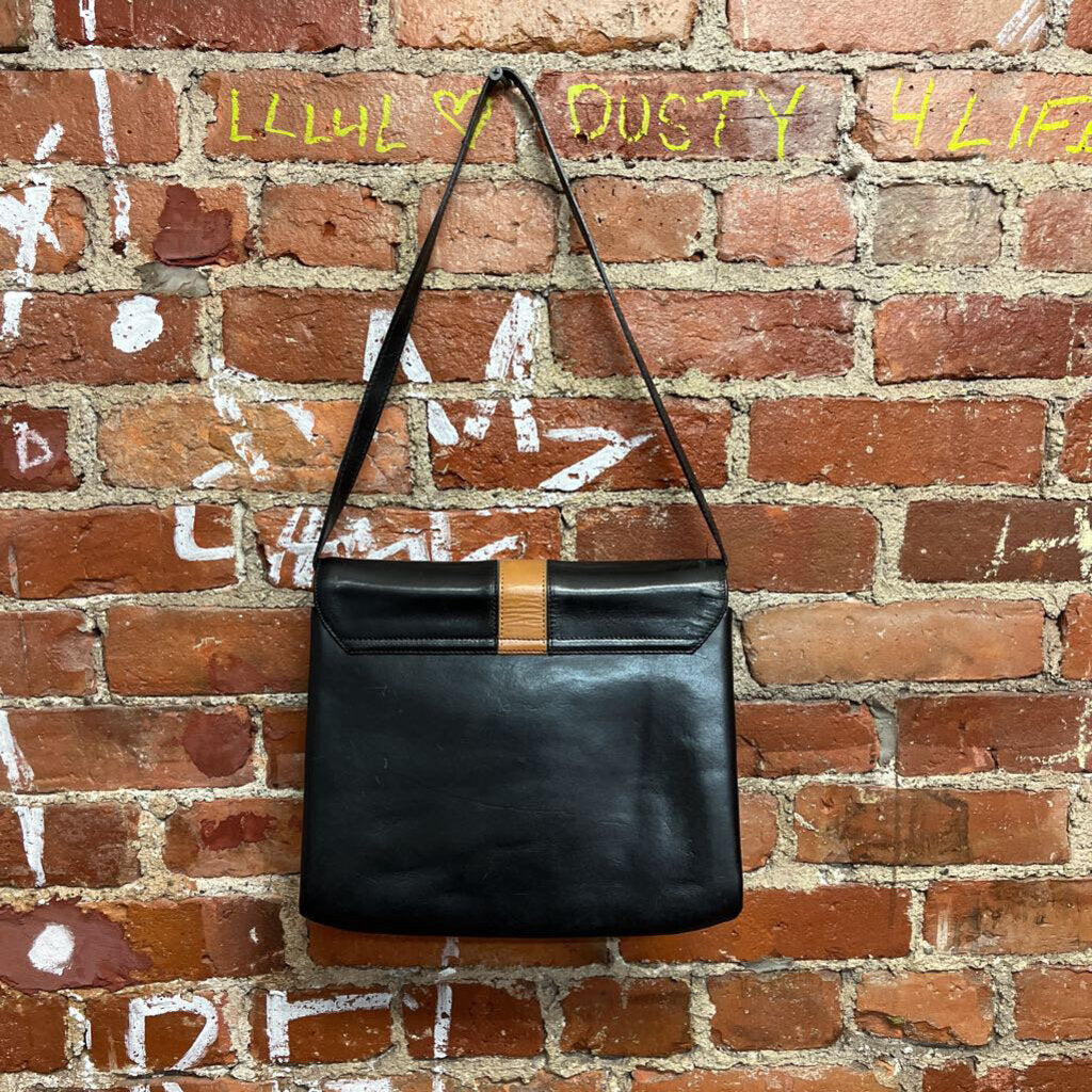 ellecieffe Leather Bag Black