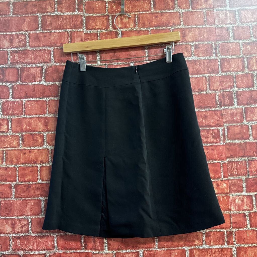 Club Monaco Side Slit Midi Skirt Black Size 8