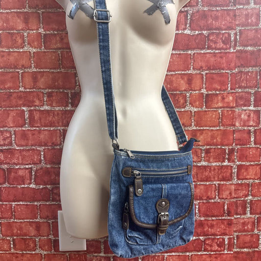 Y2K Denim Mini CRossbody blue