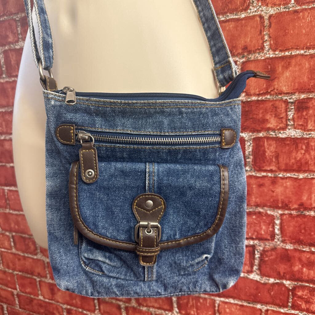 Y2K Denim Mini CRossbody blue