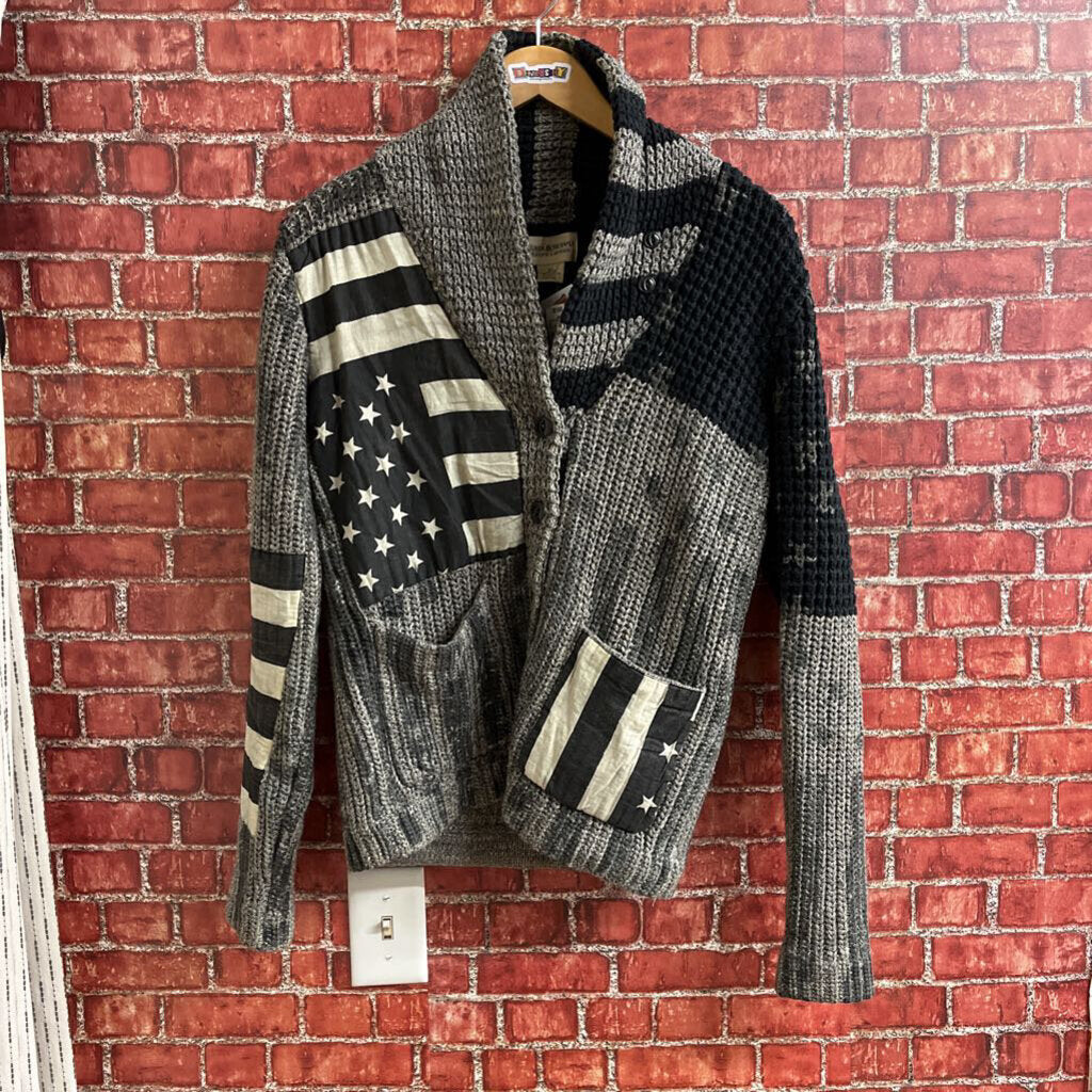 Ralph Lauren Denim Supply Flag Cardigan Size S