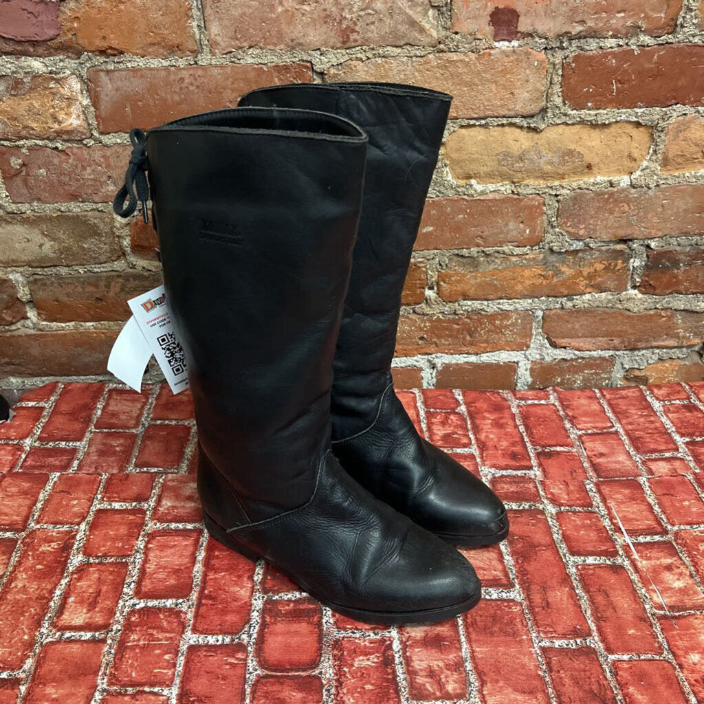 Vintage Kodiak Leather High boots Black Size 7.5L