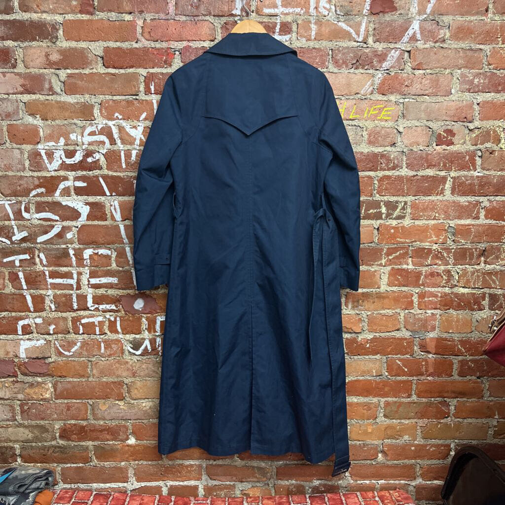 Misty Harbor Blue Trench Coat Size 12 (L)