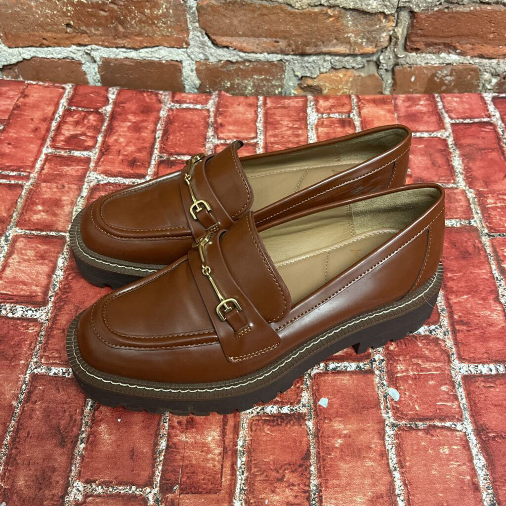 Sam Edelman NY Brown Leather Loafers Size 8L