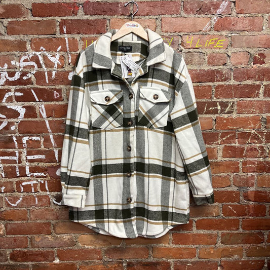 NWT Love Tree Oversized Flannel Size S