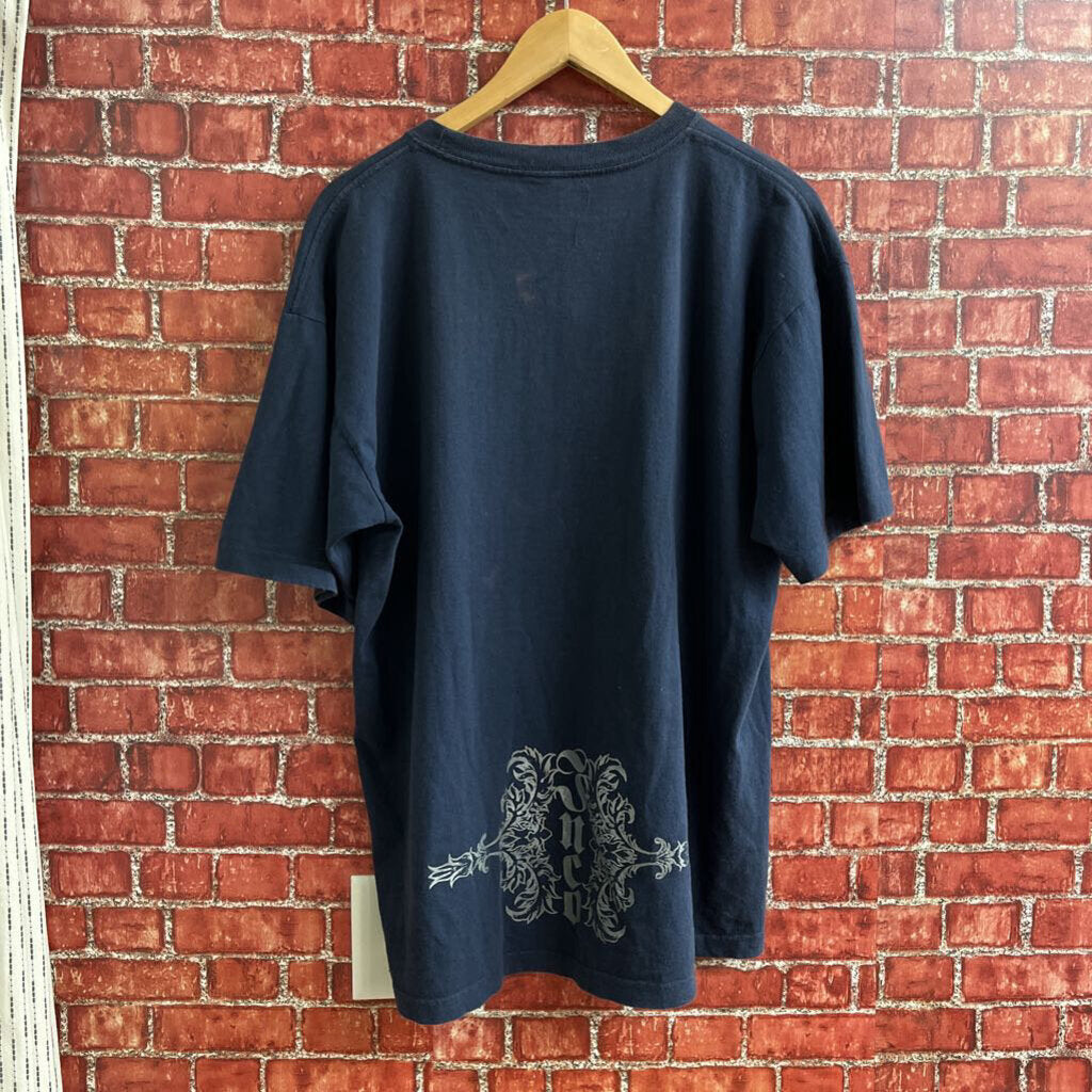 Vintage Y2K JNCO Tee Navy Size XL