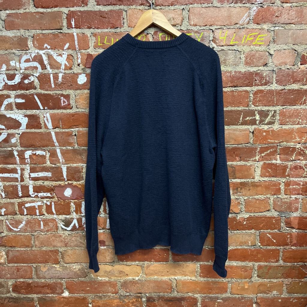 Jack Spade Crewneck Knit Sweater Blue Size XL