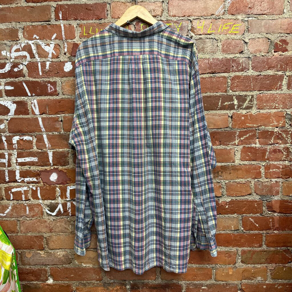 Ralph Lauren Plaid Button Down Size XXL