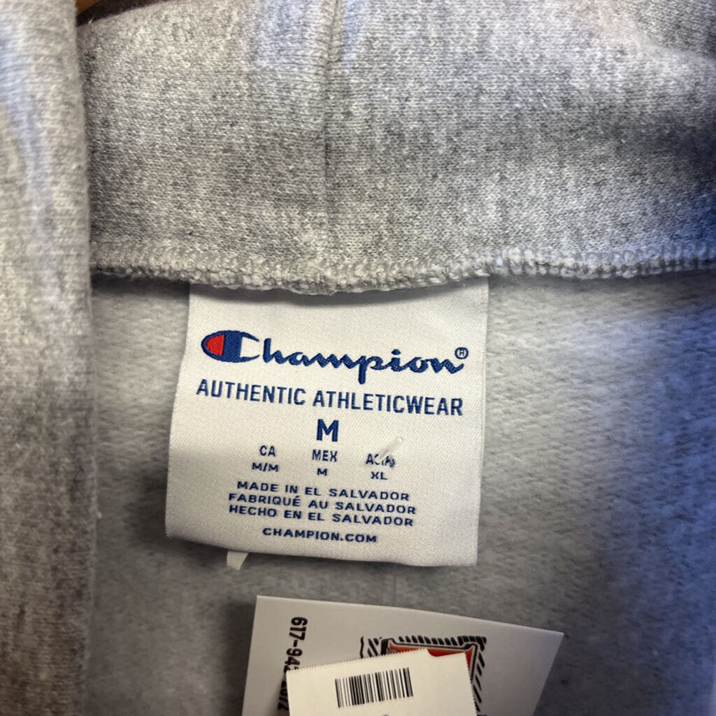 Champion Umass Lowell Hoodie Grey Size M