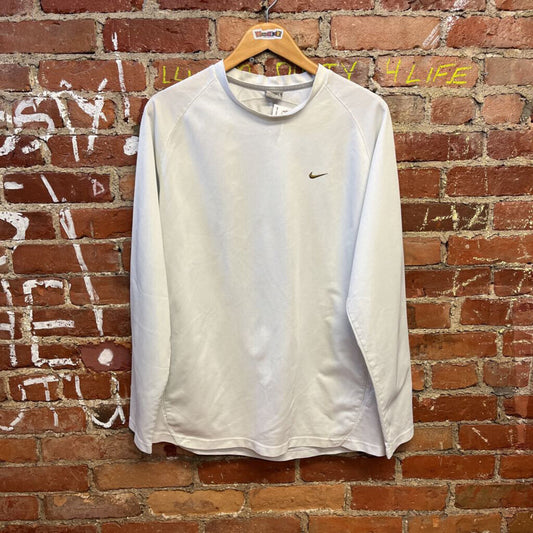 Vtg Y2K Nike Athletic Shirt Grey Size Large