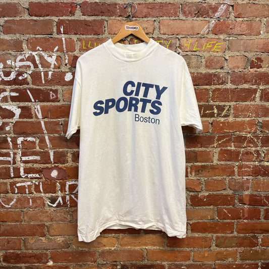 Vintage City Sports Boston Tee White Size XL