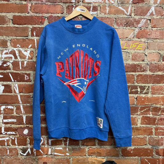 Vintage Nutmeg Patriots Crewneck Blue Size XL