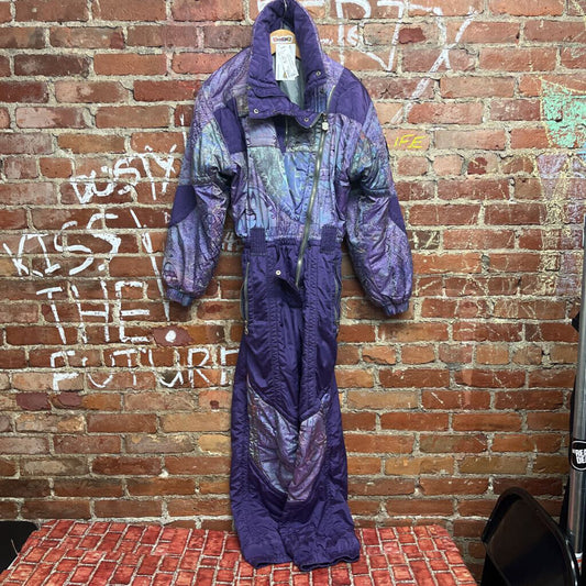 Vintage Kaelin Full Body Ski Suit Purple Size M