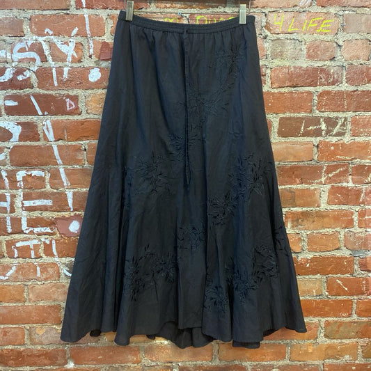 Metro Wear Maxi Skirt Black Size M