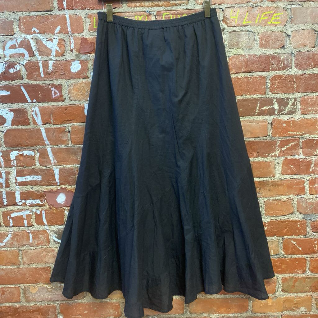 Metro Wear Maxi Skirt Black Size M