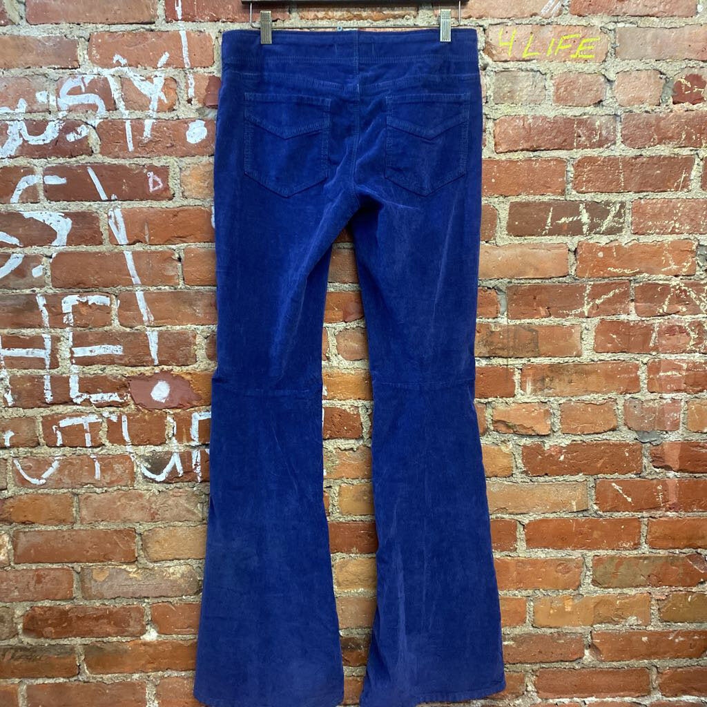 We The Free Cord Flare Bell Bottoms Pants blue Size 29