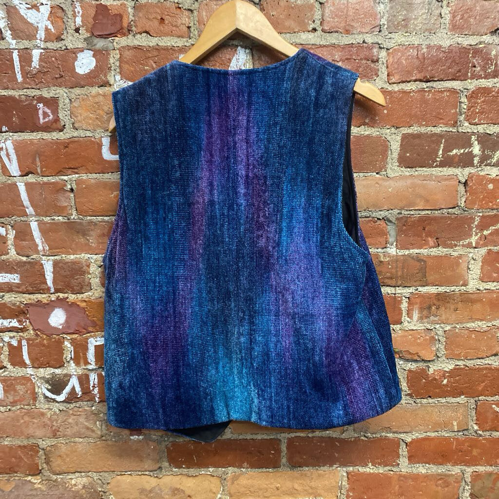 Knit Vest Blue Size M