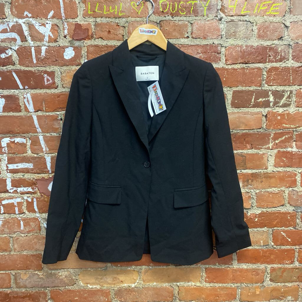 Babaton Blazer Black Size 0