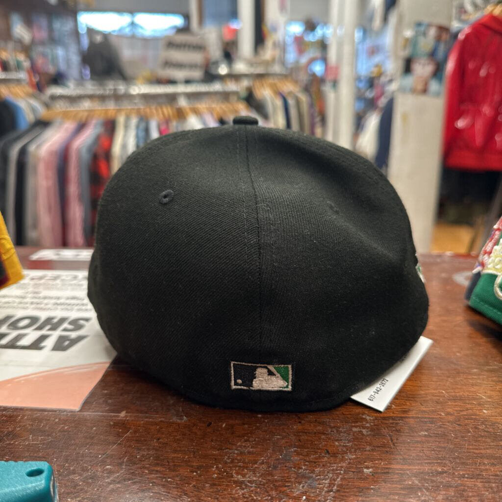 New Era 100 Years Fenway Park Boston Red Sox Fitted Black Green Size 7 5/8