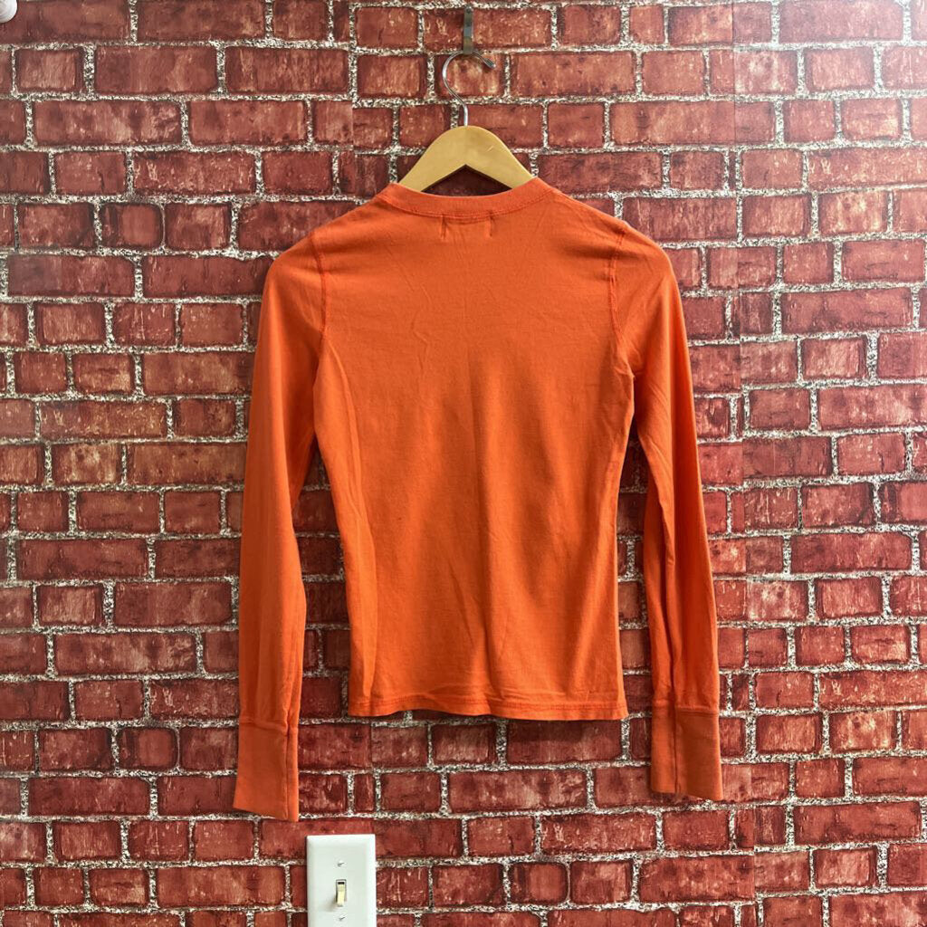 Juicy Couture Private School Long Sleeve tee Orange Size P