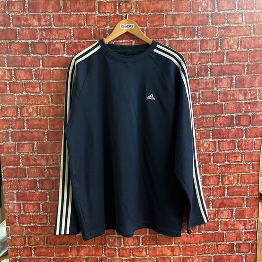 Adidas Long Sleeve Tee Blue Size XL