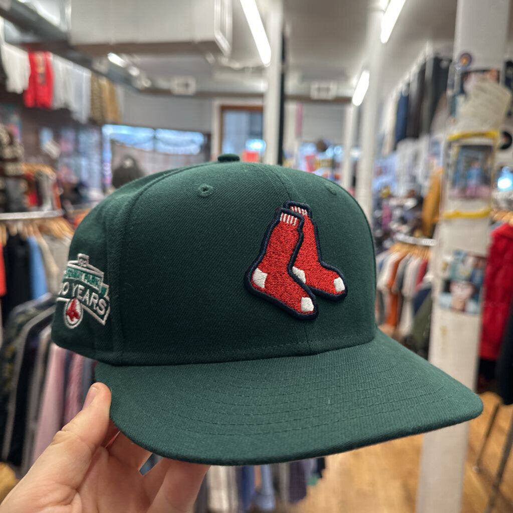 New Era 100 Years Fenway Park Boston Red Sox Fitted Green Size 7 5/8