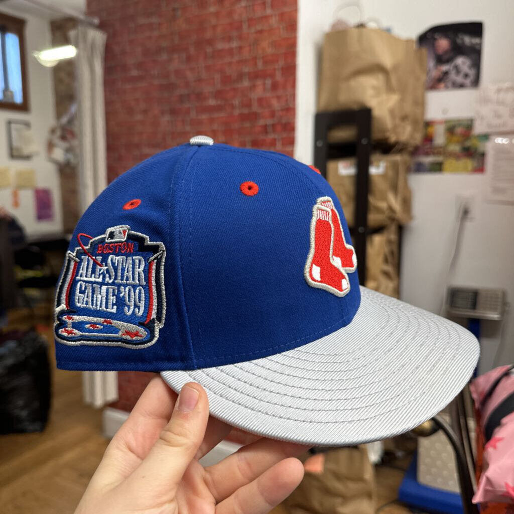 New Era 1999 All Star Game Boston Red Sox Fitted Blue Size 7 5/8