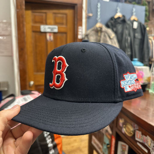 New Era 1986 World Series Boston Red Sox Fitted Blue Size 7 1/2