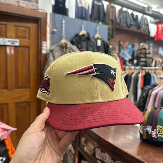 New Era New England Patriots Fitted Tan Size 7 1/2