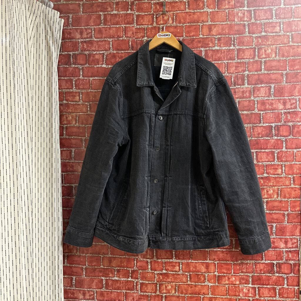 Taylor Stitch Denim trucker jacket black Size 46