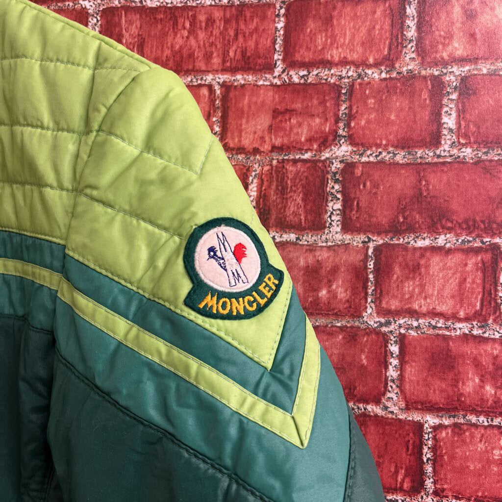 Vintage Moncler Ski Jacket Green Size L