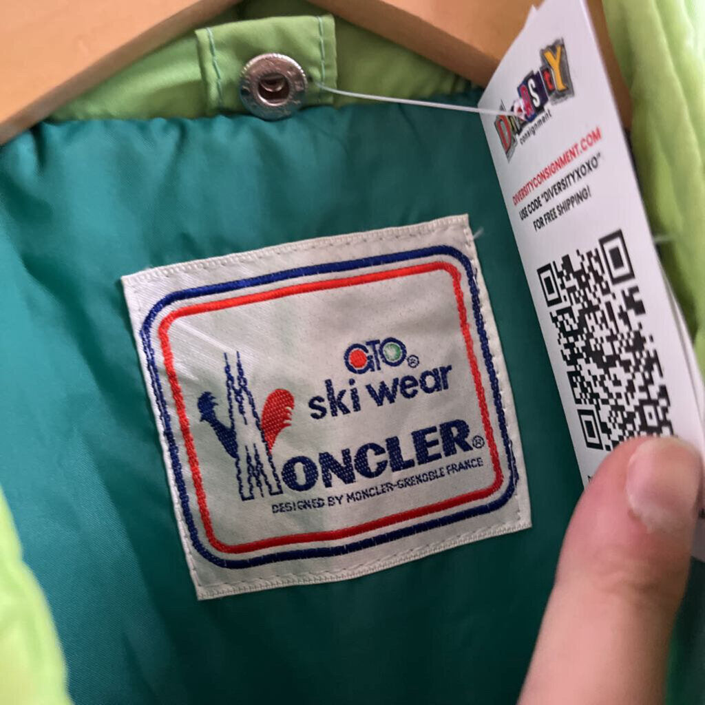 Vintage Moncler Ski Jacket Green Size L