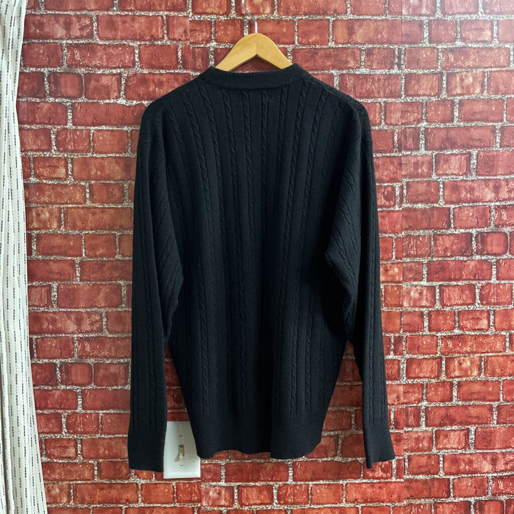 Gina 100% Cashmere Sweater Black Size XL