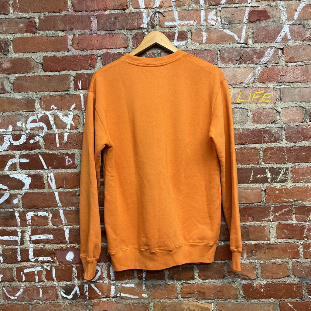 Bodega Solid Orange Crewneck Size Medium