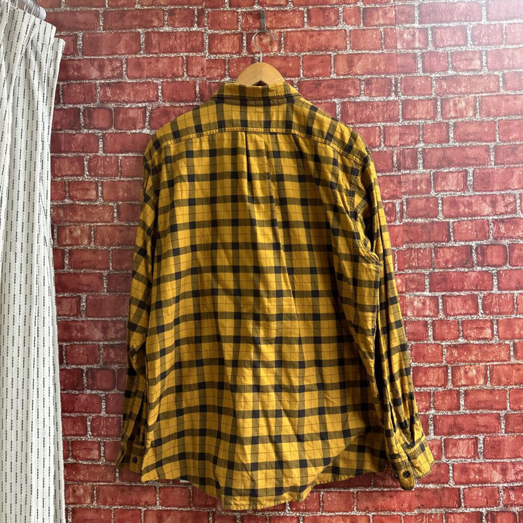 Filson Plaid button Down yellow Size XL