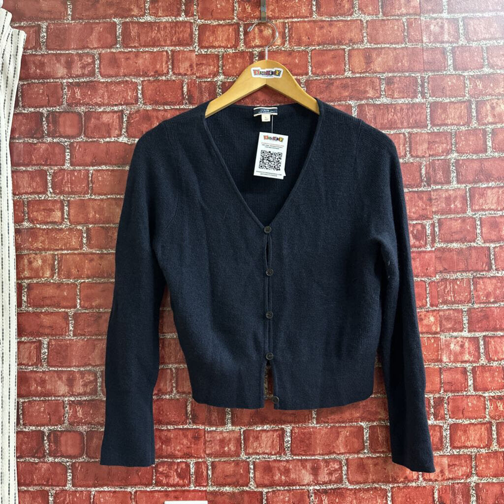 J Crew Cashmere Cardigan blue Size L