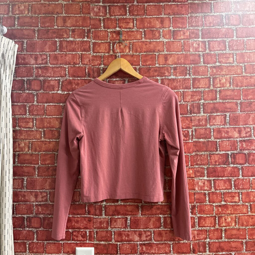 Lululemon Long Sleeve Red Top Size Small