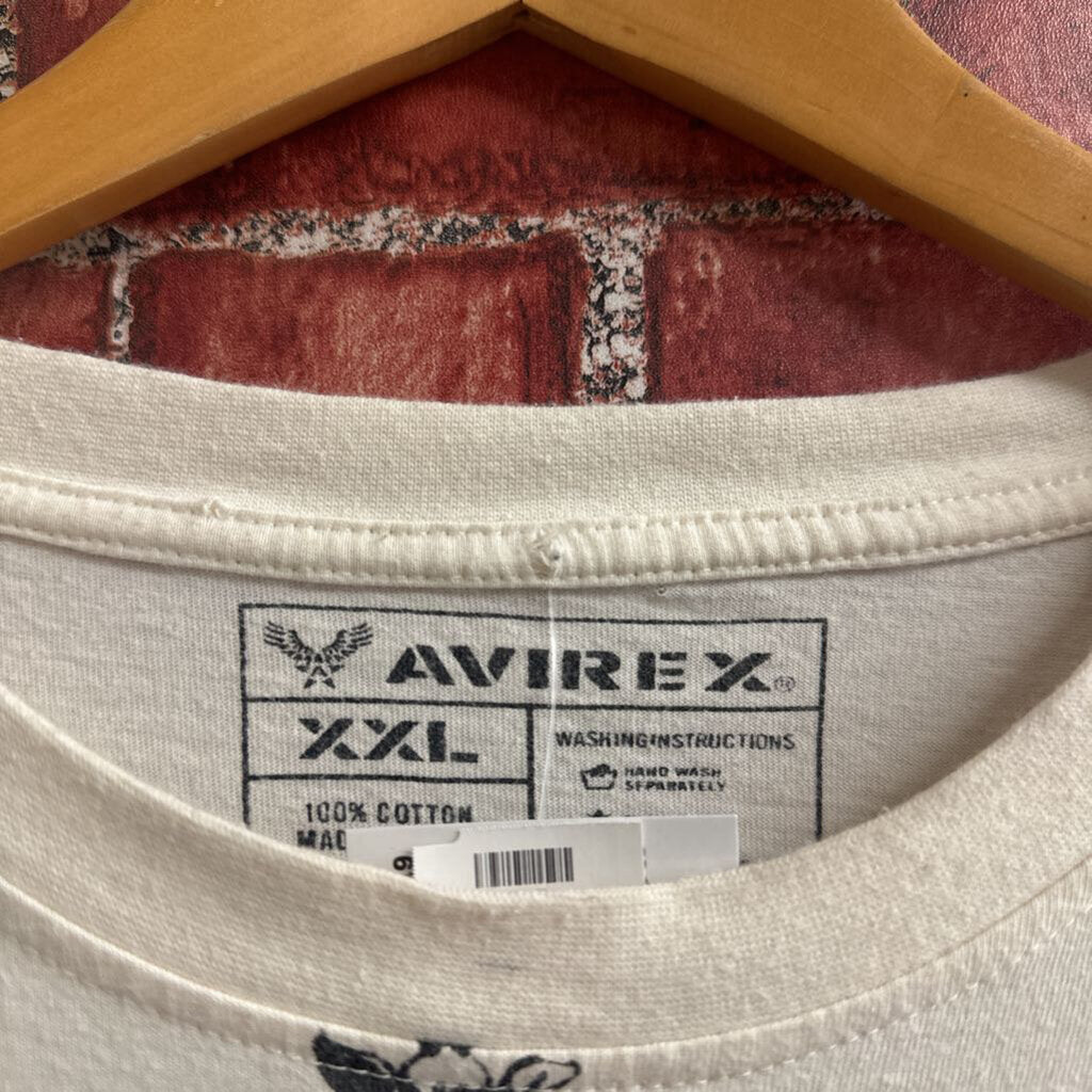 Avirex Tee Fleur De Lis Graphic Size XXL