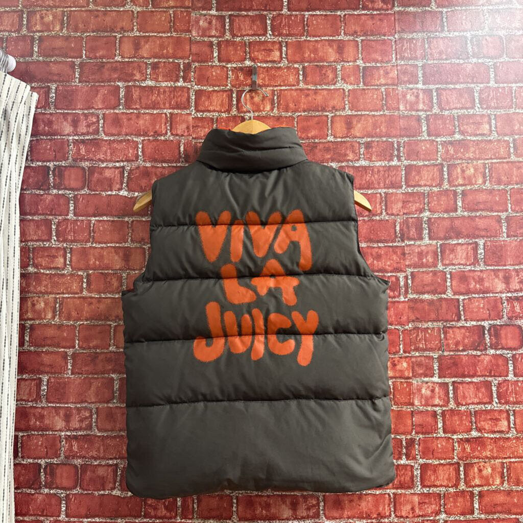 Juicy Couture Viva La Juicy Puffer Vest Size M