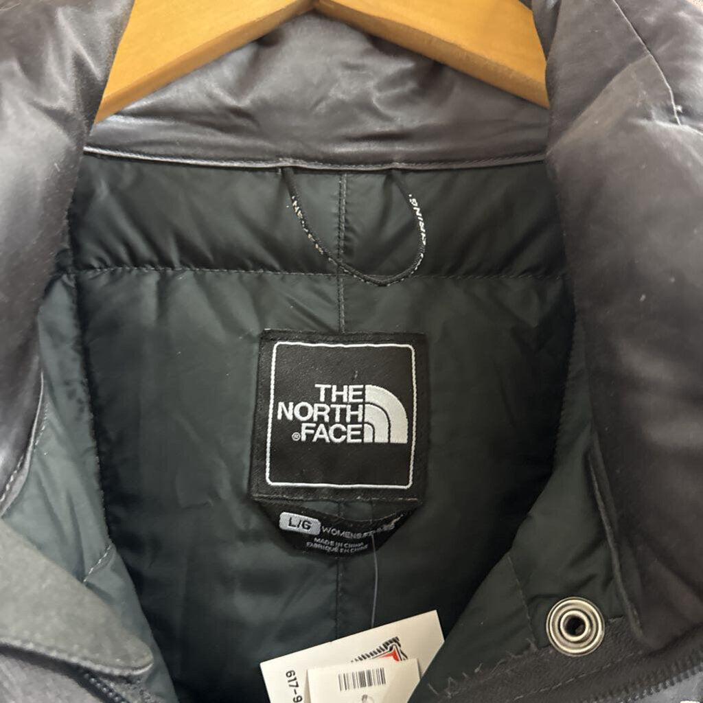 The North Face Quilted Puffer Jacket Grey Size Large