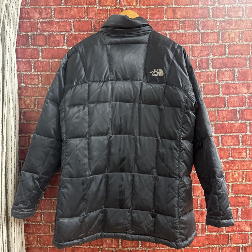 The North Face Quilted Puffer Jacket Grey Size Large