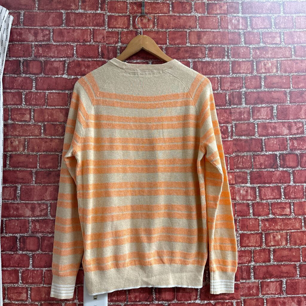 Scotch & Soda Striped Sweater Peach Size M