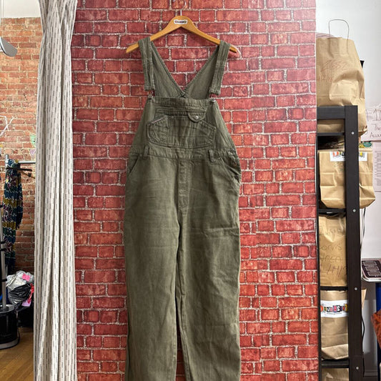 Squeeze Jeans Vintage Overalls Green Size Large