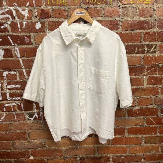 NWT Urban Outfitters White Button Up Size L