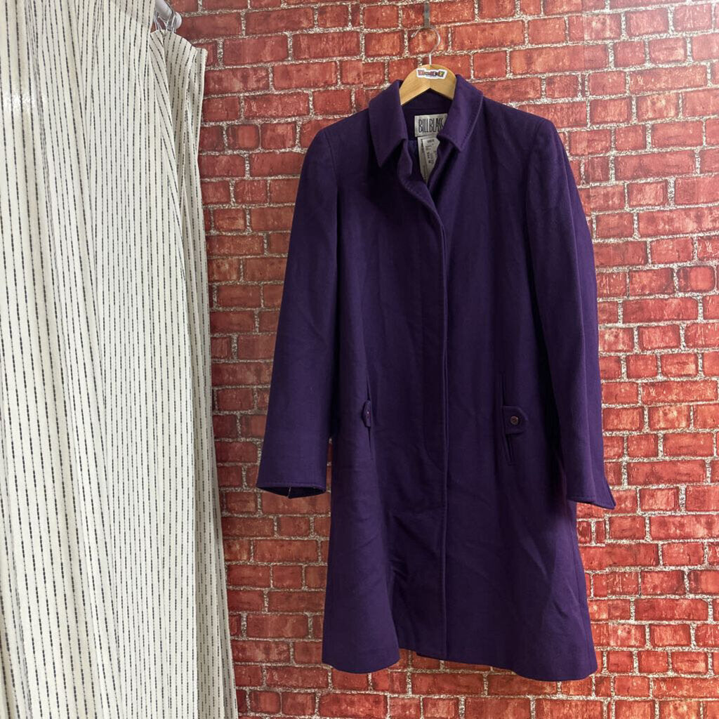 Bill Blass Cashmere Midi trench purple Size M