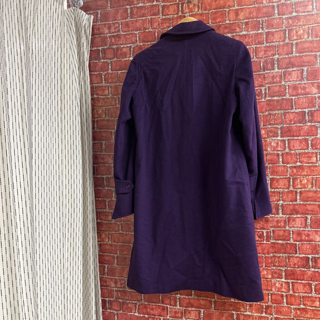 Bill Blass Cashmere Midi trench purple Size M